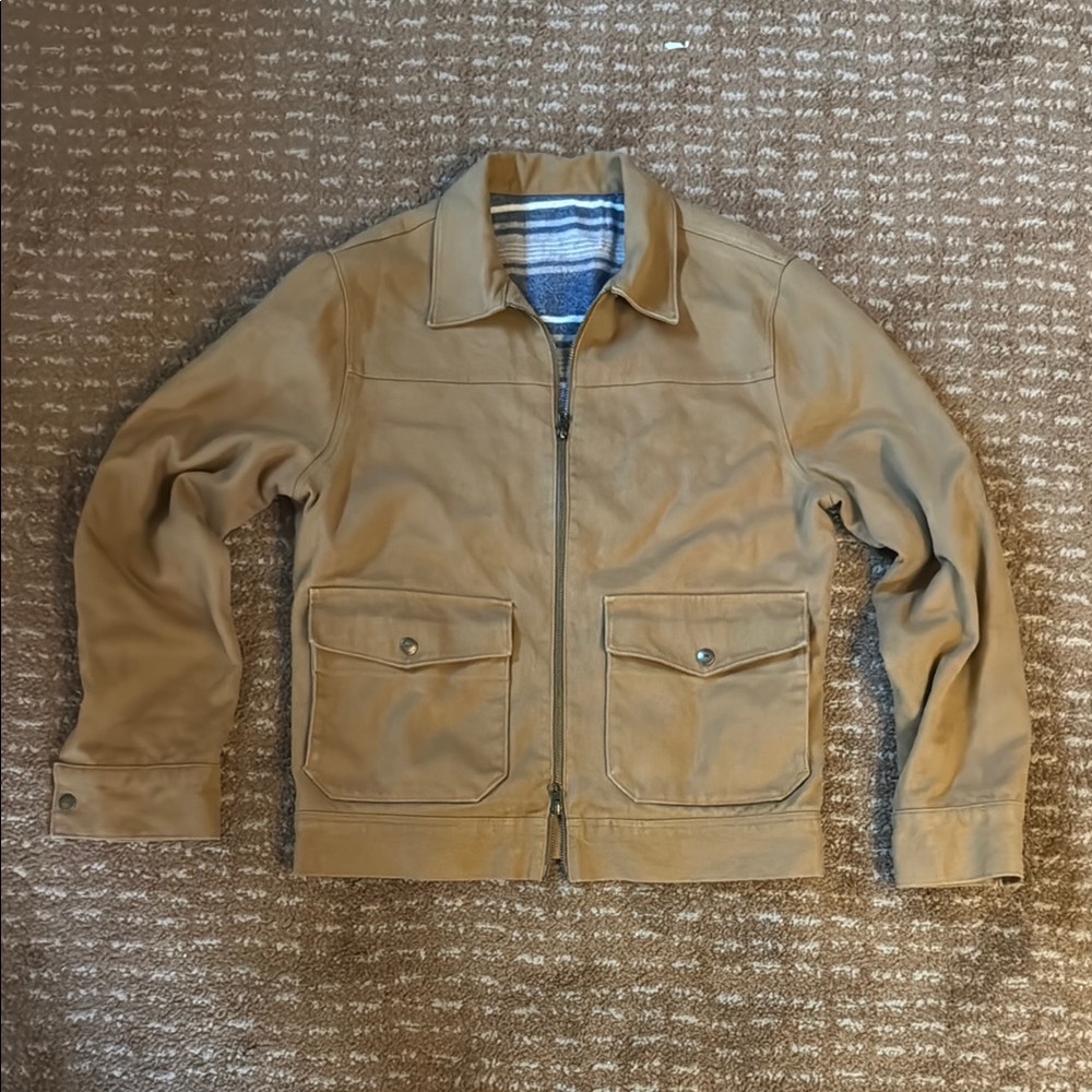 Taylor Stitch Mechanic Jacket In British Tan Size 36